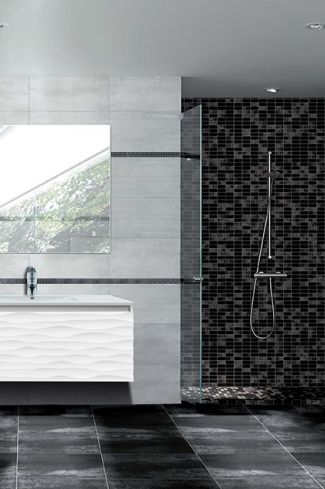 <p>
	Mueble de baño realizado en material MDF lacado blanco acabado alto brillo formado por un cajón de gran capacidad con sistema de cierre softclosing. Frontal con relieve acabado lacado alto brillo.Lavabo cerámico no incluido. Fabricado en España.</p>
