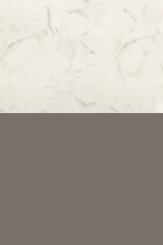 <p>
	Pack compuesto por mueble de baño fabricado en tablero de partículas laminado de 19mm acabado mate con un cajón de gran capacidad, cierre suave y extracción total. Lavabo suspendido de mármol compacto con escuadras de acero inoxidable. Espejo liso y foco iluminación LED 6000K, 9,6W, 600lm. Fabricado en España. Grifo no incluido. </p>
