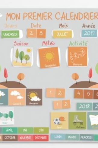 <p>
	Calendario magnético infantil realizado con impresión digital de alta calidad donde se podrán expresar el día de la semana, día del mes, mes del año, año, estación del año, el tiempo que hace y la actividad a realizar</p>
