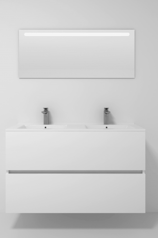 <p>
	Pack formado por mueble de baño realizado en tablero laminado 19mm acabado madera, con dos cajones totalmente extraíble con cierre softclosing. Lavabo cerámico y espejo con iluminación LED incluidos. Made in Europe.</p>
