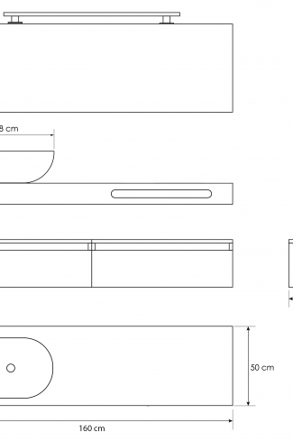 <p>
	Pack compuesto por mueble de baño fabricado en tablero de partículas laminado de 19mm acabado mate con dos cajones de gran capacidad, cierre suave y extracción total. Lavabo suspendido de mármol compacto con escuadras de acero inoxidable. Espejo liso y foco iluminación LED 6000K, 9,6W, 600lm. Fabricado en España. Grifo no incluido. </p>
