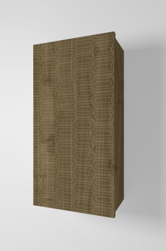 <p>
	Complemento de baño de 36x70 cm realizado en material laminado con puerta decorada mediante técnica láser y cierre softclosing. Incluye dos estantes regulables en altura, de cristal templado, en el interior. Bisagras con cierre softclosing testadas a 80.000 ciclos regulables en los tres ejes. Colgadores a pared capaces de soportar hasta 30 Kg por colgador. Cantos realizados en PVC de 1mm. Fabricado en España.</p>
