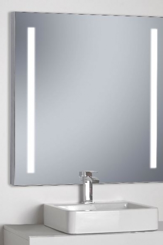 <p>
	Espejo de baño con iluminación de 90x 80 cm</p>
