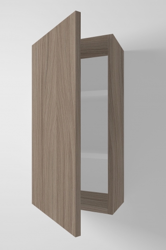<p>
	Complemento de baño de 35x70 realizado en tablero laminado de 19 mm con una puerta cierre amortiguado suave. Incluye estantes en interior. Bisagras con cierre softclosing testadas a 80.000 ciclos regulables en los tres ejes. Colgadores a pared capaces de soportar hasta 30 Kg por colgador. Cantos realizados en PVC de 1 mm. Fabricado en España.Made in Spain.</p>
