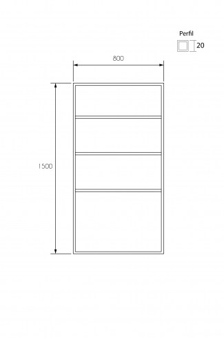 <p>
	Toallero estructura O 80 cm</p>
