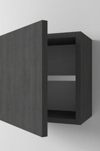 <p>
	Complemento de baño de 35x35 realizado en tablero laminado de 19 mm con una puerta cierre amortiguado suave. Incluye una estantería interior. Bisagras con cierre softclosing testadas a 80.000 ciclos regulables en los tres ejes. Colgadores a pared capaces de soportar hasta 30 Kg por colgador. Cantos realizados en PVC de 1 mm. Fabricado en España.Made in Spain.</p>
