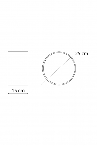 <p>
	Toallero circular diametro blanco 25cm</p>
