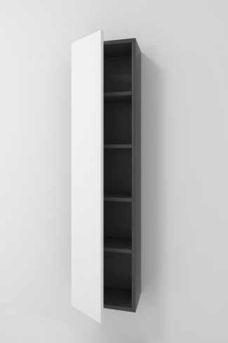 <p>
	Complemento de baño de 35x140 realizado en tablero laminado de 19 mm con una puerta cierre amortiguado suave y estantes vistos. Bisagras con cierre softclosing testadas a 80.000 ciclos regulables en los tres ejes. Colgadores a pared capaces de soportar hasta 30 Kg por colgador. Cantos realizados en PVC de 1 mm. Fabricado en España.Made in Spain</p>
