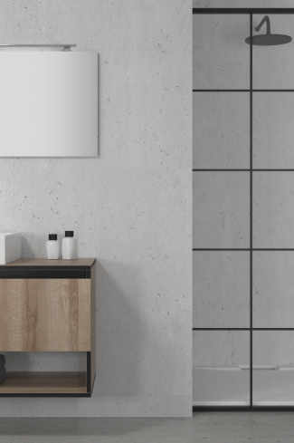 <p>
	Pack compuesto por mueble de baño realizado en material laminado, formado por dos puertas y un espacio decorativo inferior, cantos en negro. Bisagras con cierre softclosing testadas a 80.000 ciclos regulables en los tres ejes. Colgadores a pared capaces de soportar hasta 30 Kg por colgador. Cantos realizados en PVC de 1mm. Incluye lavabo sobreencimera, espejo y foco iluminación LED. Fabricado en España</p>
