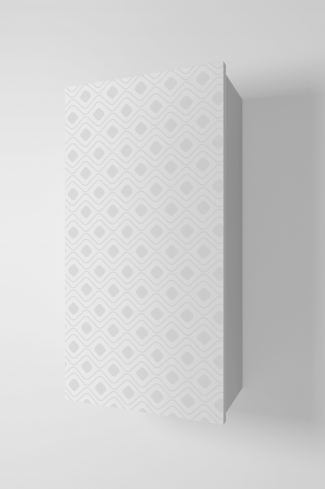<p>
	Complemento de baño de 36x70 cm realizado en material estratificado con puerta decorada mediante técnica láser y cierre softclosing. Incluye dos estantes regulables en altura, de cristal templado, en el interior. Bisagras con cierre softclosing testadas a 80.000 ciclos regulables en los tres ejes. Colgadores a pared capaces de soportar hasta 30 Kg por colgador. Cantos realizados en PVC de 1mm. Fabricado en España.</p>
