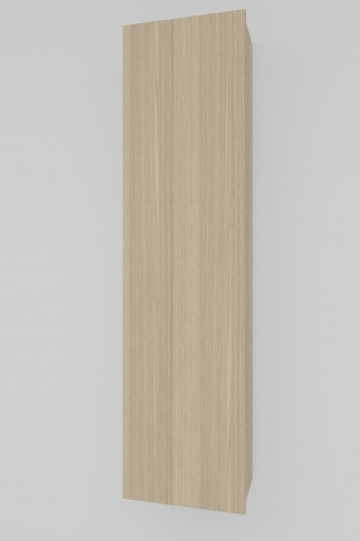 <p>
	Complemento de baño de 35x140 realizado en tablero laminado de 19 mm con una puerta cierre amortiguado suave. Incluye estantes en interior. Bisagras con cierre softclosing testadas a 80.000 ciclos regulables en los tres ejes. Colgadores a pared capaces de soportar hasta 30 Kg por colgador. Cantos realizados en PVC de 1 mm. Fabricado en España.Made in Spain.</p>
