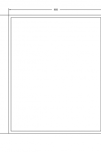 <p>
	Espejo liso de 80x100. Posibilidad de doble posición horizontal y vertical. Fabricado en España</p>

