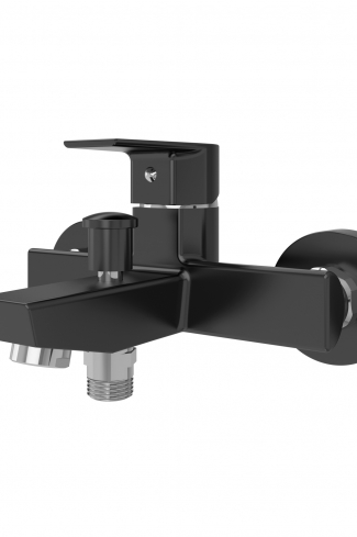 <p>
	Grifo de baño-ducha negro AURA </p>
