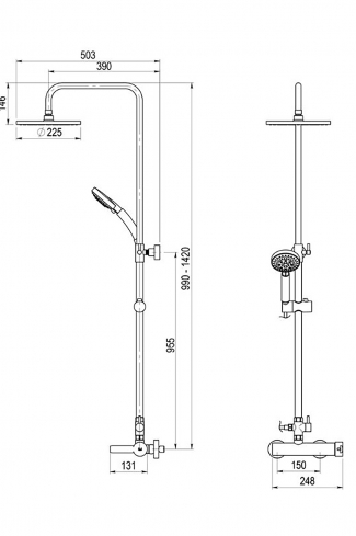 <p>
	Columna dura mezcladora SARABI PLUS</p>
