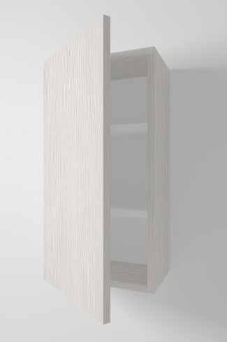 <p>
	Complemento de baño de 35x70 realizado en tablero laminado de 19 mm con una puerta cierre amortiguado suave. Incluye estantes en interior. Bisagras con cierre softclosing testadas a 80.000 ciclos regulables en los tres ejes. Colgadores a pared capaces de soportar hasta 30 Kg por colgador. Cantos realizados en PVC de 1 mm. Fabricado en España.Made in Spain.</p>
