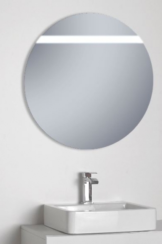 <p>
	Espejo de baño con iluminación led tira L 500 mm 60 Led/MT 4200ºK / 2,4 W IP 44.Colocación tanto horizontal como vertical.</p>
