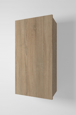 <p>
	Complemento de baño de 35x70 realizado en tablero laminado de 19 mm con una puerta cierre amortiguado suave. Incluye estantes en interior. Bisagras con cierre softclosing testadas a 80.000 ciclos regulables en los tres ejes. Colgadores a pared capaces de soportar hasta 30 Kg por colgador. Cantos realizados en PVC de 1 mm. Fabricado en España.Made in Spain.</p>
