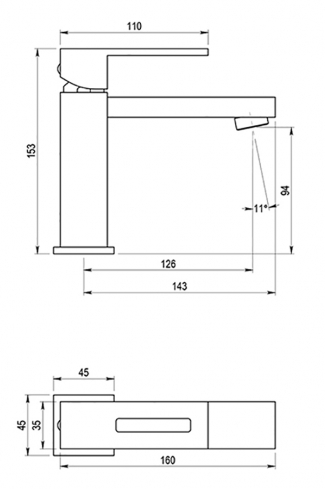 <p>
	Grifo de lavabo BLOCK</p>
