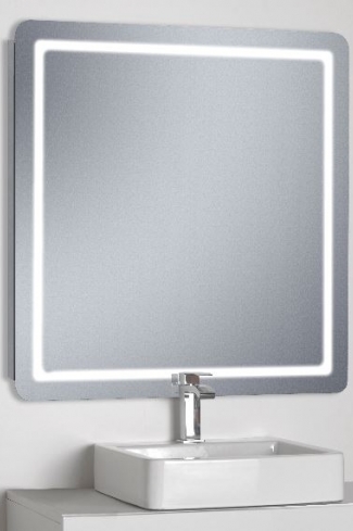 <p>
	Espejo de baño con iluminación Led 31,52 W , IP44. Iluminación blanca. Dimensiones 90x80</p>
