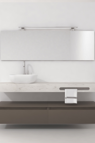 <p>
	Pack compuesto por mueble de baño fabricado en tablero de partículas laminado de 19mm acabado mate con dos cajones de gran capacidad, cierre suave y extracción total. Lavabo suspendido de mármol compacto con escuadras de acero inoxidable. Espejo liso y foco iluminación LED 6000K, 9,6W, 600lm. Fabricado en España. Grifo no incluido. </p>
