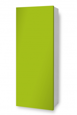 <p>
	Mueble de baño de 35X105 cm realizado en material laminado con puerta estraticada de 19 mm con cierre softclosing.Incluye tres estanterías interiores.</p>
