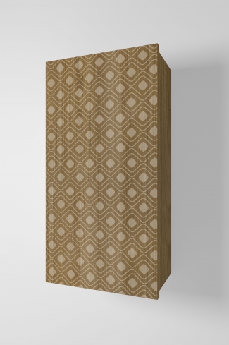<p>
	Complemento de baño de 36x70 cm realizado en material laminado con puerta decorada mediante técnica láser y cierre softclosing. Incluye dos estantes regulables en altura, de cristal templado, en el interior. Bisagras con cierre softclosing testadas a 80.000 ciclos regulables en los tres ejes. Colgadores a pared capaces de soportar hasta 30 Kg por colgador. Cantos realizados en PVC de 1mm. Fabricado en España.</p>
